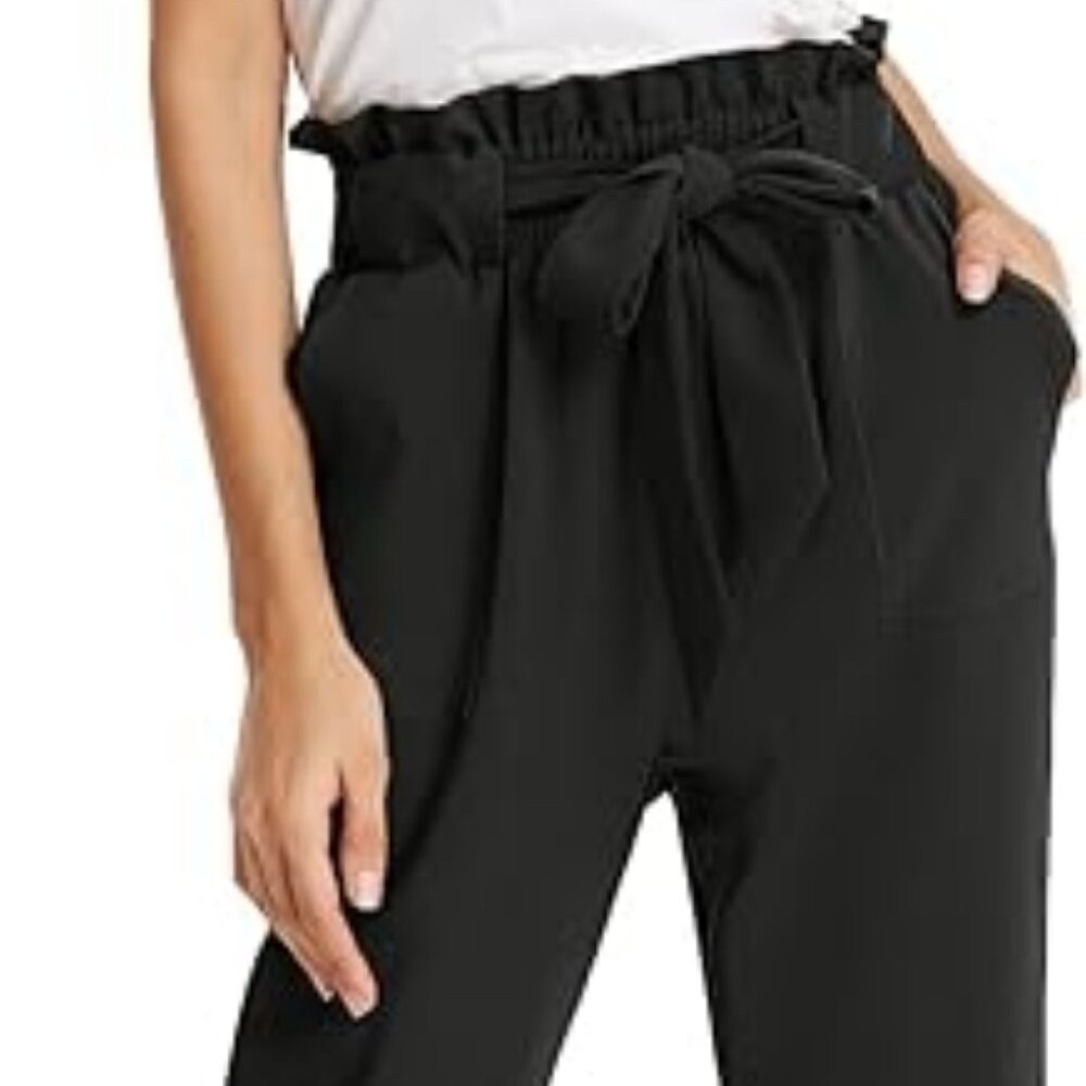 Grace Karin Paperbag Cropped Pants